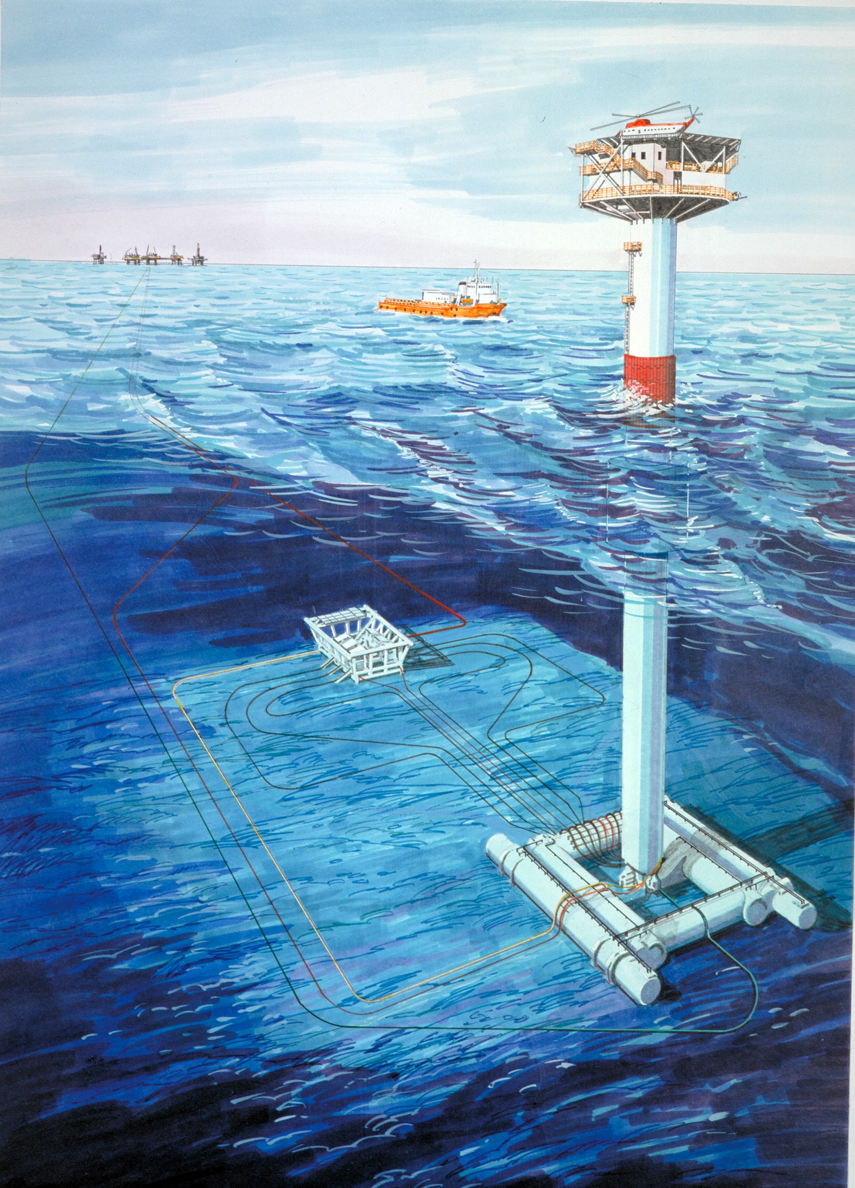 shell north sea draugen platforms