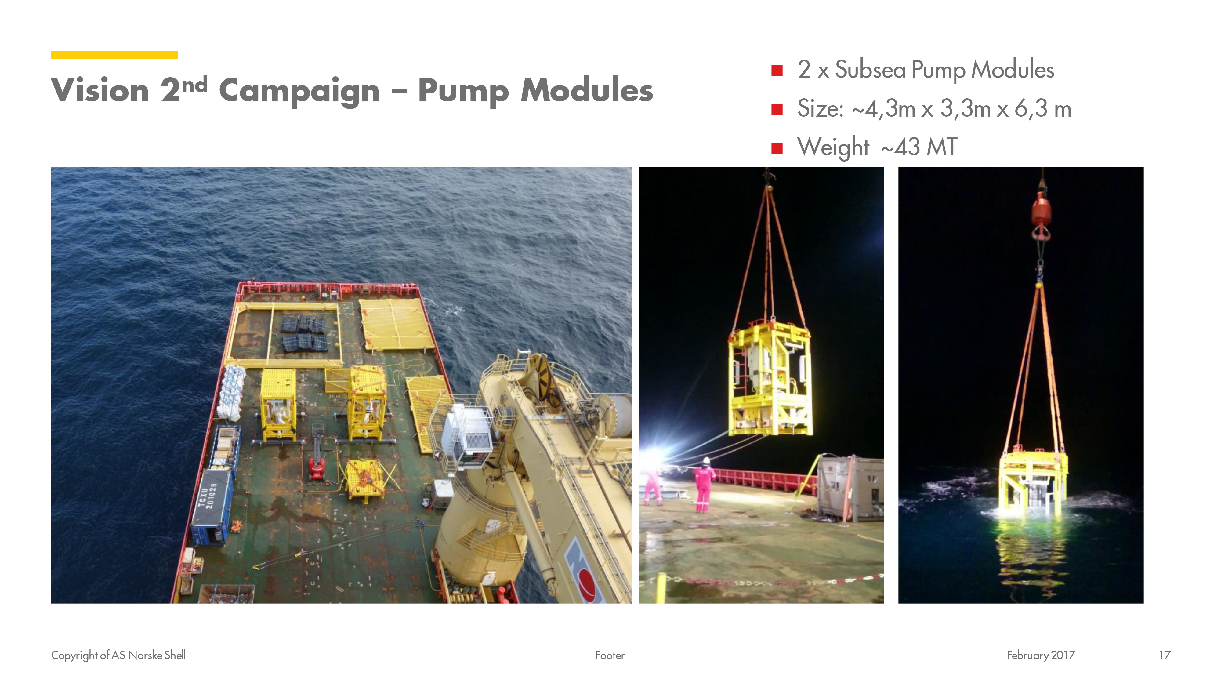 shell north sea draugen platforms